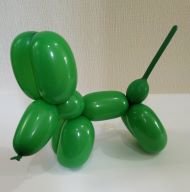 やさしいバルーンアートの教室風景・作品