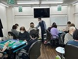 女性のための健康マージャン教室の教室風景・作品