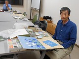 日本画IIの教室風景・作品