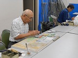 日本画IIの教室風景・作品